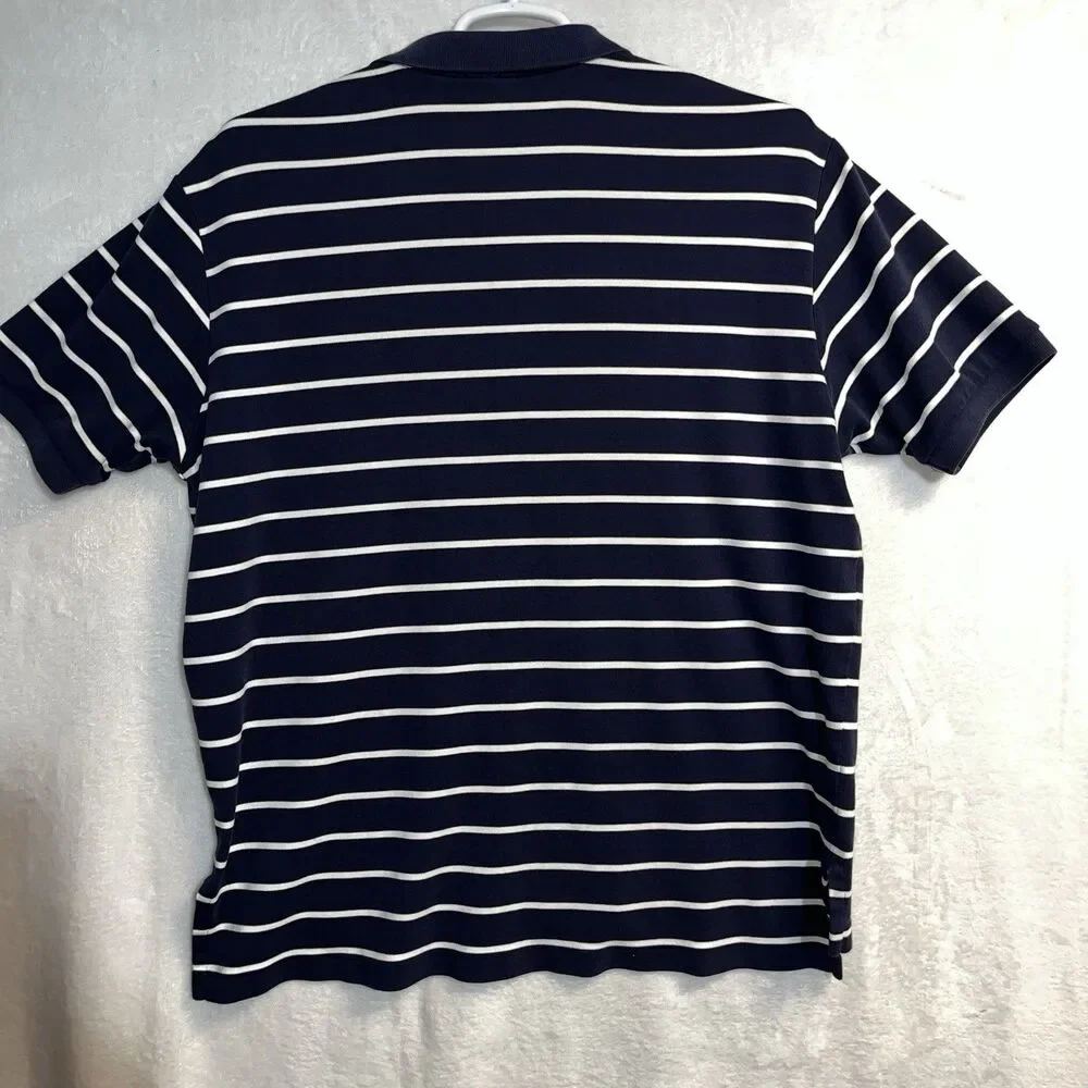 Polo Ralph Lauren Men’s Shirt Size XL Blue Stripe‎ Soft  Pony Casual Nautical